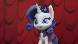 Size: 1920x1080 | Tagged: safe, derpibooru import, screencap, rarity, pony, fashion failure, my little pony: pony life, my little pony: stop motion short, image, png, solo, stop motion