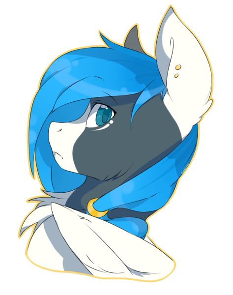 Size: 1277x1617 | Tagged: safe, artist:cookietasticx3, derpibooru import, oc, oc:cyclone, unofficial characters only, pegasus, pony, bust, image, pegasus oc, png, simple background, solo, transparent background, wings