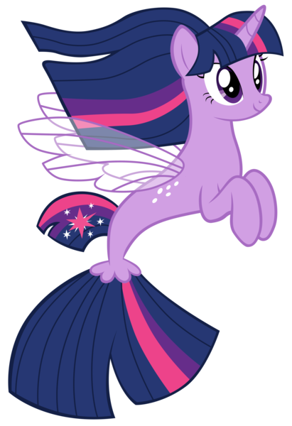 Size: 4800x7000 | Tagged: safe, artist:tardifice, derpibooru import, twilight sparkle, seapony (g4), surf and/or turf, absurd resolution, cute, cutie mark, female, image, png, seaponified, seapony twilight, simple background, smiling, solo, species swap, transformation, transparent background, twiabetes, vector