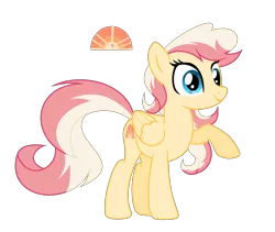 Size: 3977x3361 | Tagged: safe, artist:galaxyswirlsyt, derpibooru import, oc, oc:sun dawn, pegasus, pony, female, image, mare, offspring, parent:fire streak, parent:sunset shimmer, parents:sunsetstreak, png, show accurate, simple background, solo, transparent background