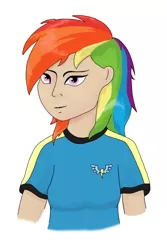 Size: 2000x3000 | Tagged: safe, artist:harleneap, derpibooru import, rainbow dash, human, humanized, image, jpeg, solo