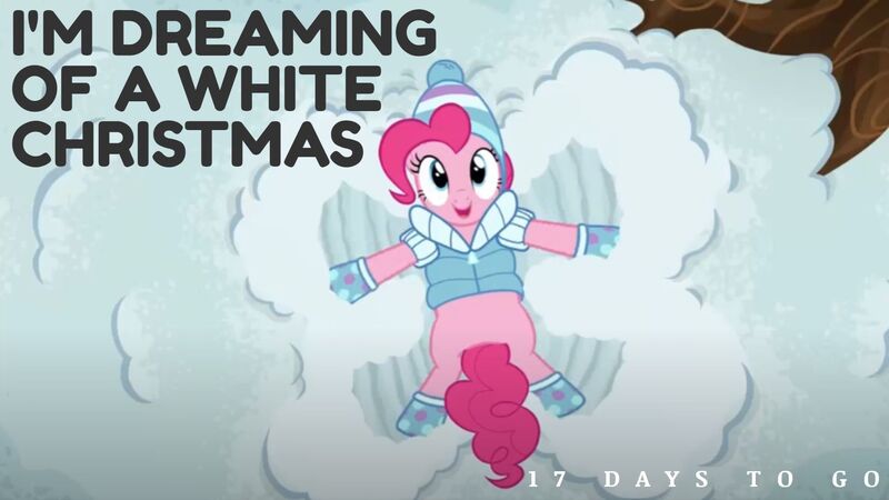 Size: 1920x1080 | Tagged: safe, derpibooru import, edit, edited screencap, editor:quoterific, screencap, pinkie pie, tanks for the memories, image, jpeg, snow angel, solo