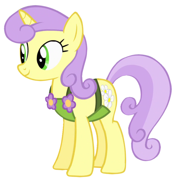 Size: 788x810 | Tagged: safe, artist:magicuniclaws, derpibooru import, sunshine petals, pony, apron, clothes, image, png, simple background, solo, transparent background