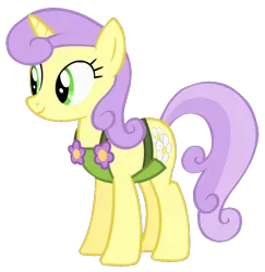 Size: 788x810 | Tagged: safe, artist:magicuniclaws, derpibooru import, sunshine petals, pony, apron, clothes, image, png, simple background, solo, transparent background