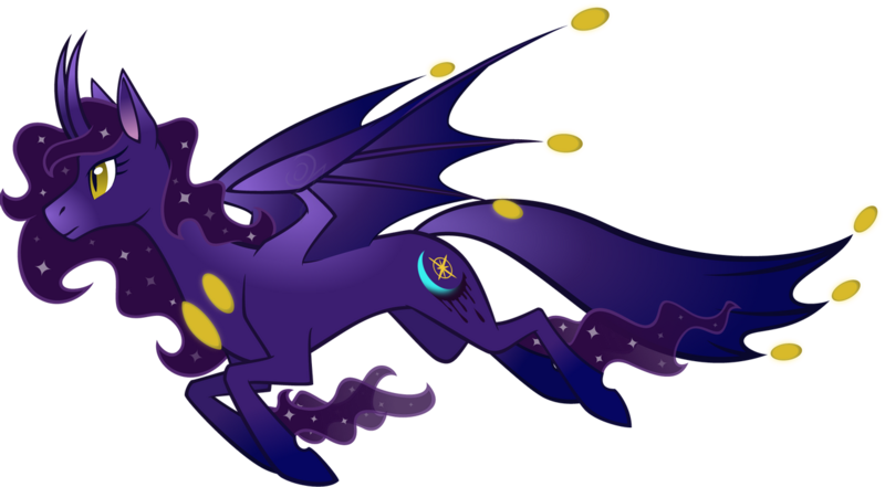 Size: 1280x705 | Tagged: safe, artist:agentkirin, derpibooru import, oc, oc:mistress nightmare, bat pony, pony, female, horns, image, mare, png, simple background, solo, transparent background