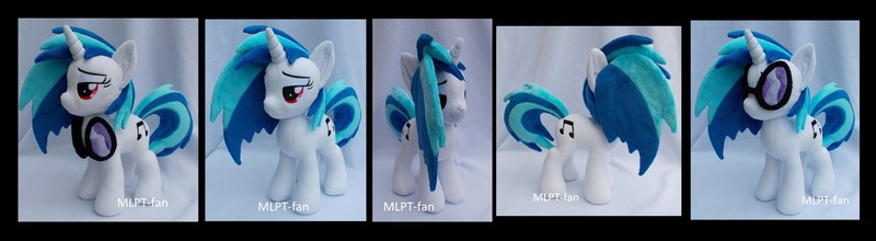 Size: 6200x1704 | Tagged: safe, artist:calusariac, derpibooru import, vinyl scratch, pony, image, irl, jpeg, photo, plushie, red eyes, solo