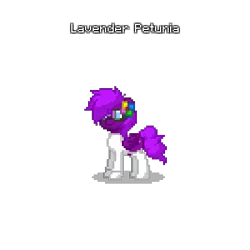 Size: 400x400 | Tagged: safe, derpibooru import, oc, oc:lavender petunia, unofficial characters only, pegasus, pony, pony town, clothes, image, pegasus oc, pixel art, png, simple background, solo, transparent background, wings
