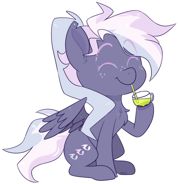 Size: 2260x2336 | Tagged: safe, artist:jetjetj, derpibooru import, part of a set, oc, oc:lightning beat, unofficial characters only, pegasus, pony, chibi, commission, cute, eyes closed, female, image, mare, png, simple background, sitting, smiling, solo, transparent background, ych result