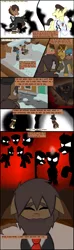 Size: 1280x4309 | Tagged: safe, artist:mr100dragon100, derpibooru import, comic:new beginnings and new friends, adam (frankenstein monster), box, comic, crying, dark forest au's dr. jekyll and mr. hyde, dark forest au's matthew, griffin (character), image, png, red, scared, shadow figures, simple background, snow, street, white background