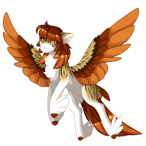 Size: 500x500 | Tagged: safe, artist:nobleclay, derpibooru import, oc, oc:dove, pegasus, pony, colored wings, feathered fetlocks, female, image, mare, multicolored wings, pixel art, png, simple background, solo, tail feathers, transparent background, wings