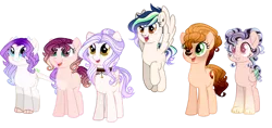 Size: 1280x604 | Tagged: safe, artist:sweet-psycho-uwu, derpibooru import, oc, dracony, dragon, earth pony, hybrid, pegasus, pony, female, image, interspecies offspring, mare, offspring, parent:applejack, parent:caramel, parent:cheese sandwich, parent:discord, parent:flash sentry, parent:fluttershy, parent:pinkie pie, parent:rainbow dash, parent:rarity, parent:soarin', parent:spike, parent:twilight sparkle, parents:carajack, parents:cheesepie, parents:discoshy, parents:flashlight, parents:soarindash, parents:sparity, png, simple background, transparent background