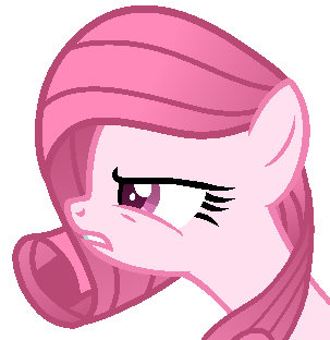 Size: 303x312 | Tagged: safe, artist:muhammad yunus, derpibooru import, oc, oc:annisa trihapsari, unofficial characters only, earth pony, pony, base used, earth pony oc, female, gritted teeth, image, mare, medibang paint, not rarity, pink body, pink hair, png, simple background, solo, transparent background, vector