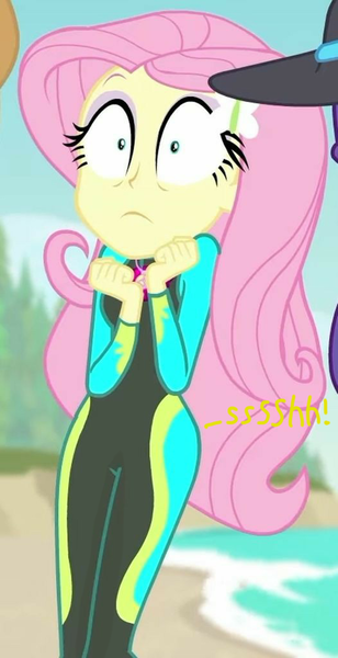 Size: 526x1024 | Tagged: questionable, artist:lekonar13, derpibooru import, edit, edited screencap, screencap, fluttershy, equestria girls, equestria girls series, forgotten friendship, beach shorts swimsuit, clothes, cropped, desperation, embarrassed, female, fetish, fluttershy's beach shorts swimsuit, geode of fauna, image, magical geodes, need to pee, omorashi, pee edit, peeing in wetsuit, pissing, png, potty emergency, potty time, solo, swimsuit, urine, watersports, wetsuit, wetting