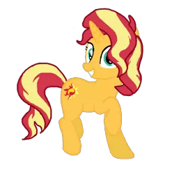 Size: 784x792 | Tagged: safe, artist:bc-ls, derpibooru import, sunset shimmer, pony, unicorn, equestria girls, equestria girls series, forgotten friendship, female, image, mare, png, solo