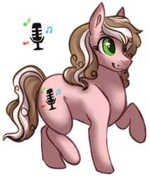 Size: 380x446 | Tagged: safe, artist:amiookamiwolf, derpibooru import, oc, oc:accordion, pony, female, filly, image, offspring, parent:cheese sandwich, parent:pinkie pie, parents:cheesepie, png, simple background, solo, transparent background