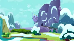 Size: 1280x720 | Tagged: safe, derpibooru import, screencap, hearth's warming eve (episode), background, canterlot, image, needs more jpeg, needs more pixels, no pony, png, scenic ponyville, snow