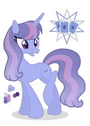 Size: 1000x1400 | Tagged: safe, artist:magicuniclaws, derpibooru import, oc, pony, unicorn, female, image, magical lesbian spawn, mare, offspring, parent:trixie, parent:twilight sparkle, parents:twixie, png, simple background, solo, transparent background