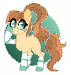 Size: 2538x2681 | Tagged: safe, artist:crazysketch101, derpibooru import, oc, oc:bookworm, unofficial characters only, earth pony, pony, clothes, image, png, simple background, socks, solo, striped socks, white background