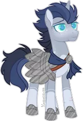 Size: 2000x2912 | Tagged: safe, artist:kurosawakuro, derpibooru import, oc, pony, unicorn, image, male, offspring, parent:good king sombra, parent:king sombra, parent:princess luna, parents:lumbra, png, simple background, solo, stallion, transparent background