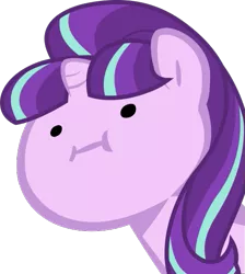 Size: 491x549 | Tagged: safe, artist:nano23823, derpibooru import, starlight glimmer, pony, unicorn, .svg available, :i, base used, bust, female, image, mare, png, simple background, solo, transparent background, vector, wut face