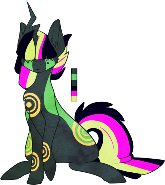 Size: 670x752 | Tagged: safe, artist:velnyx, derpibooru import, oc, oc:pepper jelly, pony, unicorn, crooked horn, female, horn, image, mare, png, simple background, solo, transparent background