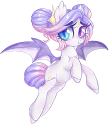 Size: 461x524 | Tagged: safe, artist:misspinka, derpibooru import, oc, oc:moonaroon, unofficial characters only, bat pony, pony, female, heterochromia, image, mare, png, simple background, solo, transparent background