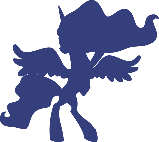 Size: 10656x9503 | Tagged: safe, artist:wissle, derpibooru import, princess luna, alicorn, pony, absurd resolution, bipedal, female, image, mare, png, pose, silhouette, simple background, solo, spread wings, transparent background, vector, wings