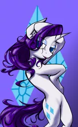 Size: 1236x2000 | Tagged: safe, artist:ktk's sky, derpibooru import, rarity, pony, unicorn, anatomically incorrect, bedroom eyes, bipedal, cutie mark, female, image, jojo pose, mare, png, solo