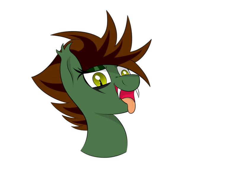 Size: 1024x732 | Tagged: safe, artist:dangercloseart, derpibooru import, oc, oc:dive siren, unofficial characters only, bat pony, pony, bust, cute, image, png, portrait, simple background, solo, teeth, tongue out, transparent background