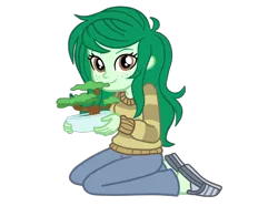 Size: 1561x1162 | Tagged: safe, artist:gmaplay, derpibooru import, wallflower blush, equestria girls, equestria girls series, forgotten friendship, bonsai, cute, flowerbetes, image, png, simple background, solo, transparent background, wallflower and plants