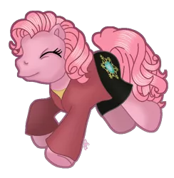 Size: 732x749 | Tagged: safe, artist:muhammad yunus, derpibooru import, ponified, earth pony, original species, pony, my little pony tales, season 1, aelita schaeffer, clothes, code lyoko, crossover, cutie mark, eyes closed, g1, g1 to g3, g3, generation leap, happy, image, png, simple background, smiling, solo, transparent background