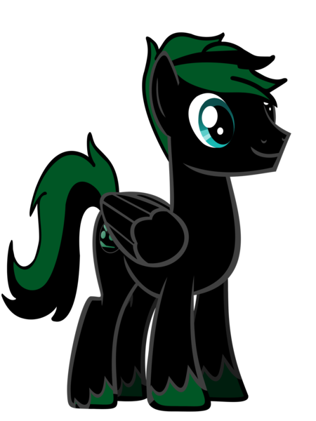 Size: 2121x2828 | Tagged: safe, artist:xboomdiersx, derpibooru import, oc, oc:boomdier, unofficial characters only, pegasus, absurd resolution, green and black mane, green and black oc, image, male, pegasus oc, png, simple background, solo, transparent background, unshorn fetlocks, vector, wings