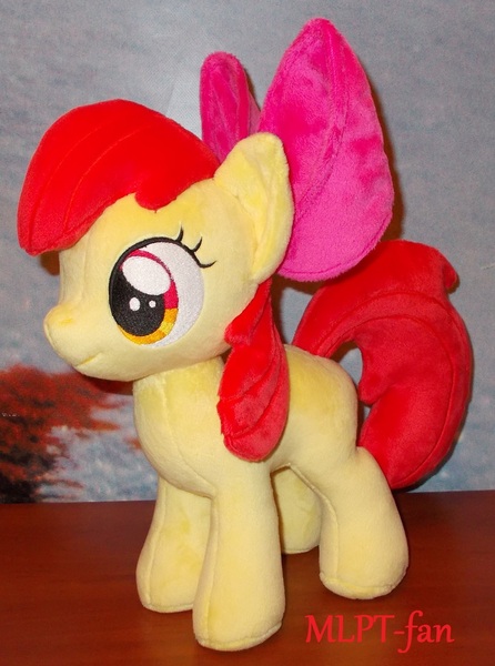 Size: 1016x1368 | Tagged: safe, artist:calusariac, derpibooru import, apple bloom, pony, image, irl, jpeg, photo, plushie, solo