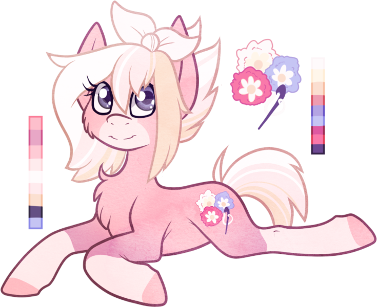 Size: 779x636 | Tagged: safe, artist:velnyx, derpibooru import, oc, oc:stitch hazel, earth pony, pony, female, image, lying down, mare, png, prone, reference sheet, simple background, solo, transparent background