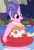 Size: 4334x6317 | Tagged: safe, artist:evilfrenzy, derpibooru import, cookie crumbles, posey shy, anthro, unicorn, absurd resolution, adorasexy, big breasts, breasts, busty cookie crumbles, clothes, cropped, female, hand, image, inner tube, legs in the water, milf, one-piece swimsuit, png, solo focus, swimsuit