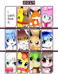 Size: 793x1008 | Tagged: safe, artist:aleuoliver, derpibooru import, oc, unofficial characters only, anthro, cat, eevee, fox, human, pikachu, pony, amy rose, anthro with ponies, chibi, choker, clothes, collar, colored hooves, eyes closed, heart, heart pillow, hug, image, jpeg, looking up, pillow, pokémon, scarf, shared clothing, shared scarf, smiling, sonic the hedgehog (series)