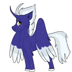 Size: 768x768 | Tagged: safe, artist:valkiria, derpibooru import, oc, oc:prince orion flash, unofficial characters only, alicorn, pony, derpibooru community collaboration, 2021 community collab, alicorn oc, curved horn, derpibooru exclusive, freckles, horn, image, male, markings, offspring, parent:flash sentry, parent:twilight sparkle, parents:flashlight, png, simple background, solo, stallion, transparent background, unshorn fetlocks, wings