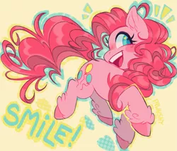 Size: 865x740 | Tagged: safe, artist:fawnshy, derpibooru import, pinkie pie, earth pony, pony, blushing, colored pupils, cute, diapinkes, female, heart eyes, image, leg fluff, mare, open mouth, png, smiling, solo, unshorn fetlocks, wingding eyes