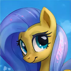 Size: 1024x1024 | Tagged: safe, artist:thisponydoesnotexist, derpibooru import, machine learning generated, pony, dyed mane, image, jpeg, neural network, not fluttershy, sky