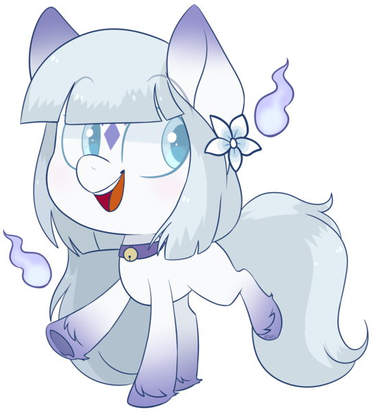 Size: 2224x2452 | Tagged: safe, artist:jetjetj, derpibooru import, part of a set, oc, oc:kishi (pandorasia), ghost, ghost pony, pony, undead, chibi, commission, female, image, mare, png, simple background, solo, transparent background, ych result