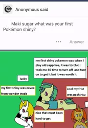 Size: 630x915 | Tagged: safe, artist:ask-luciavampire, derpibooru import, oc, earth pony, pony, unicorn, vampire, vampony, ask, ask-ponys-gamer-club, image, jpeg, pokémon, tumblr