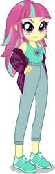 Size: 1445x4500 | Tagged: safe, artist:limedazzle, derpibooru import, part of a set, sour sweet, equestria girls, absurd resolution, alternate hairstyle, casual, clothes, female, freckles, image, pants, png, shirt, show accurate, simple background, solo, transparent background