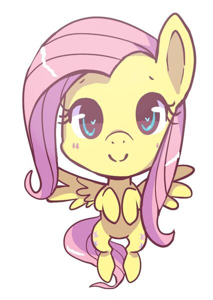 Size: 700x985 | Tagged: safe, artist:pulsefirepony, derpibooru import, part of a set, fluttershy, pegasus, pony, blushing, cute, design, female, heart eyes, hooves to the chest, image, jpeg, looking at you, mare, shyabetes, simple background, smiling, solo, spread wings, white background, wingding eyes, wings