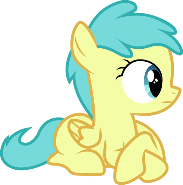 2359080 - safe, artist:cloudyglow, derpibooru import, rainy feather,  pegasus, pony, twilight time, .ai available, .svg available, background pony,  female, filly, frown, image, png, simple background, sitting, solo,  transparent background, vector - Twibooru