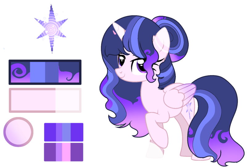 Size: 1835x1244 | Tagged: safe, artist:firegalaxysparkle, derpibooru import, oc, oc:galaxy ice, alicorn, pony, female, image, mare, offspring, parent:flash sentry, parent:twilight sparkle, parents:flashlight, png, reference sheet, simple background, solo, transparent background