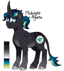 Size: 684x760 | Tagged: safe, artist:lastnight-light, derpibooru import, oc, oc:midnight agate, pony, unicorn, cloven hooves, image, male, png, simple background, solo, stallion, transparent background