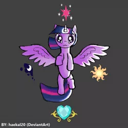 Size: 1080x1080 | Tagged: safe, artist:haekal20, derpibooru import, princess cadance, princess celestia, princess luna, twilight sparkle, twilight sparkle (alicorn), alicorn, pony, twilight's kingdom, gray background, image, jpeg, simple background