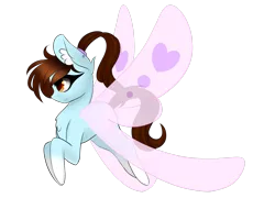 Size: 2888x2077 | Tagged: safe, artist:riariirii2, derpibooru import, oc, unofficial characters only, butterfly, butterfly pony, hybrid, insect, pony, butterfly wings, ear fluff, image, png, simple background, solo, transparent background, wings