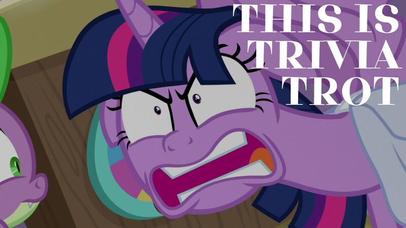 Size: 1920x1080 | Tagged: safe, derpibooru import, edit, edited screencap, editor:quoterific, screencap, spike, twilight sparkle, twilight sparkle (alicorn), alicorn, dragon, pony, a trivial pursuit, female, image, jpeg, male, mare, open mouth, this is sparta, this is trivia trot, winged spike