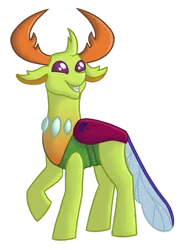 Size: 1024x1393 | Tagged: safe, artist:verikoira, derpibooru import, thorax, changedling, changeling, cute, freckles, image, king thorax, male, png, simple background, smiling, solo, thorabetes, transparent background
